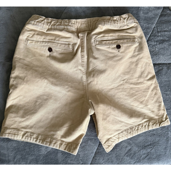 Abercrombie & Fitch Heavy Corduroy Pull-on 90s Shorts Men's Medium Beige Stretch - Picture 10 of 10